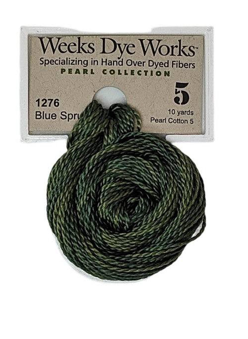 Weeks Dye Works Pearl Cotton #5 / 1276 Blue Spruce