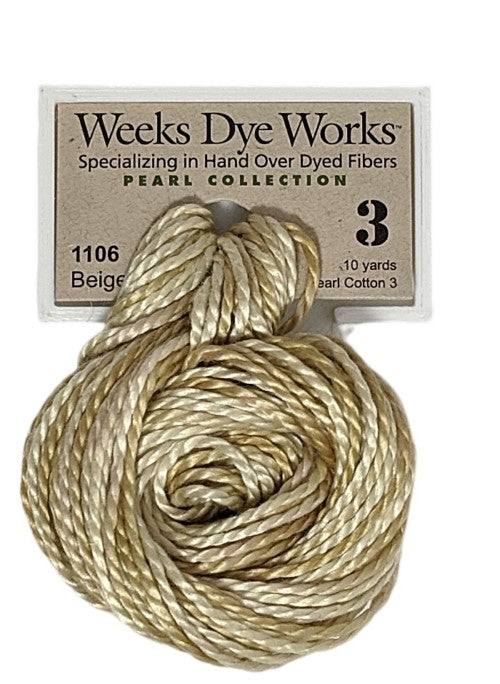 Weeks Dye Works Pearl Cotton #3 / 1106 Beige