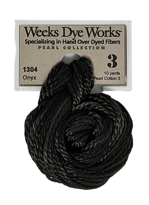 Weeks Dye Works Pearl Cotton #3 / 1304 Onyx