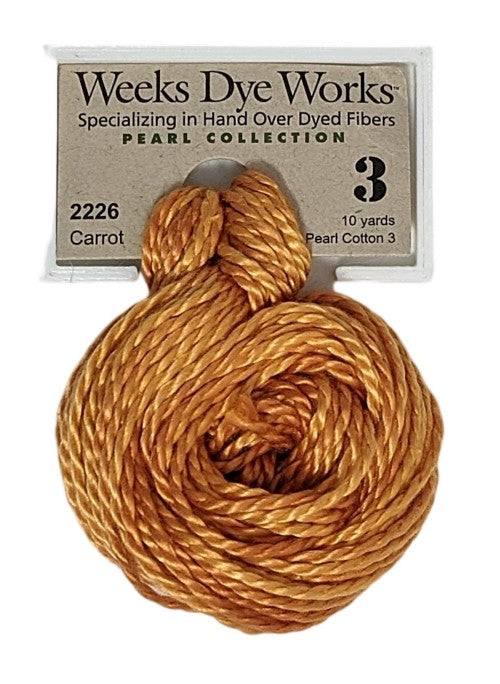 Weeks Dye Works Pearl Cotton #3 / 2226 Carrot