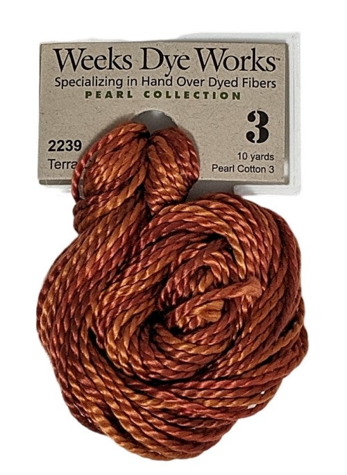 Weeks Dye Works Pearl Cotton #3 / 2239 Terra Cotta