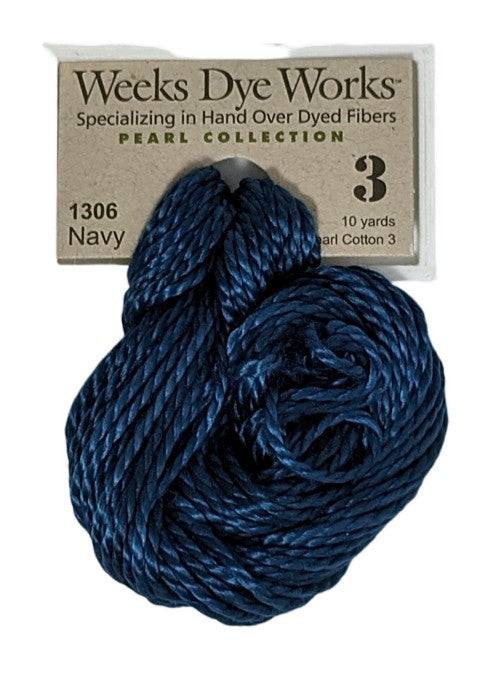 Weeks Dye Works Pearl Cotton #3 / 1306 Navy