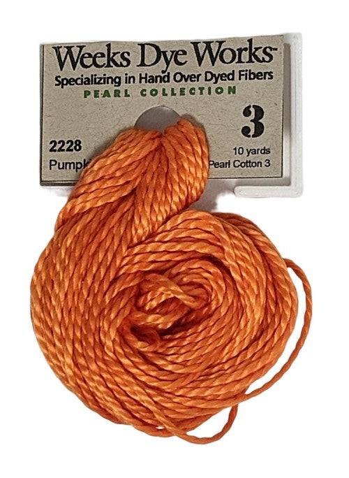 Weeks Dye Works Pearl Cotton #3 / 2228 Pumpkin