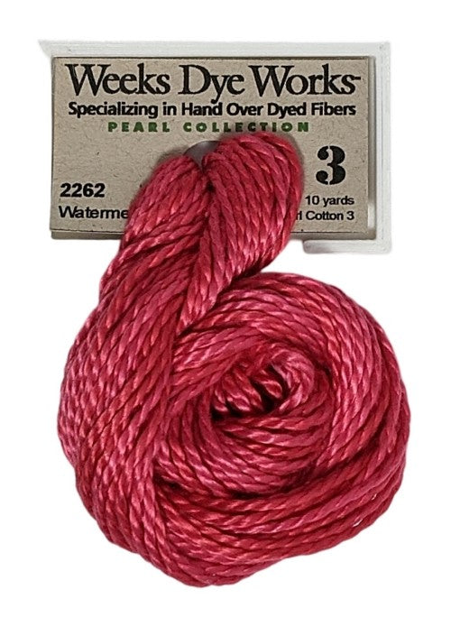 Weeks Dye Works Pearl Cotton #3 / 2262 Watermelon Punch