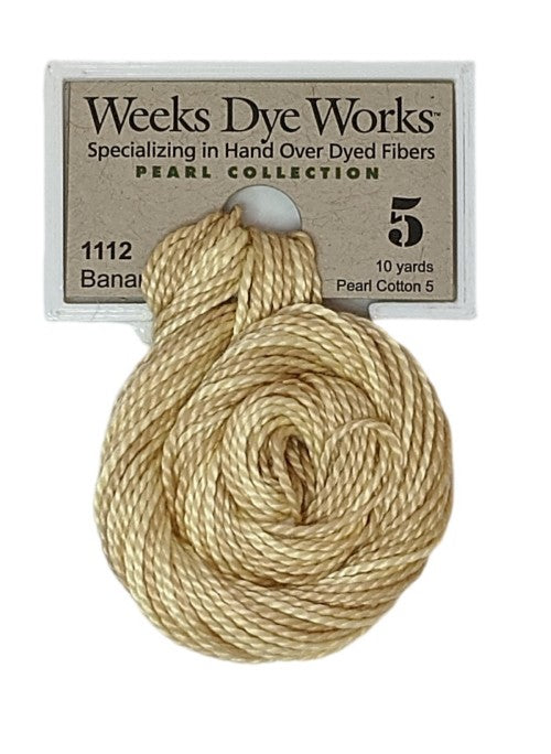 Weeks Dye Works Pearl Cotton #5 / 1112 Banana Pudding