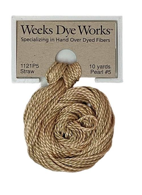 Weeks Dye Works Pearl Cotton #5 / 1121 Straw