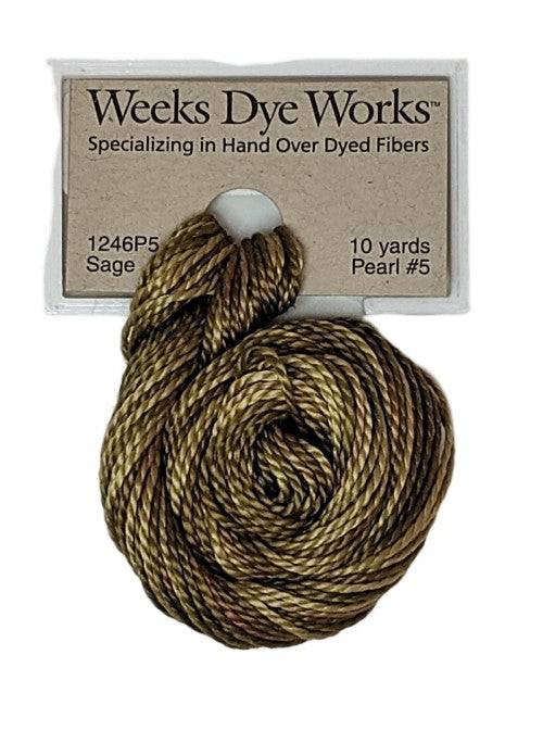 Weeks Dye Works Pearl Cotton #5 / 1246 Sage