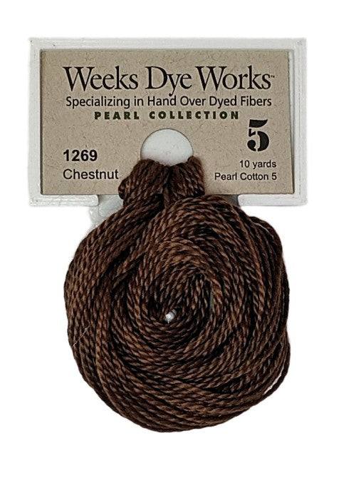 Weeks Dye Works Pearl Cotton #5 / 1269 Chestnut