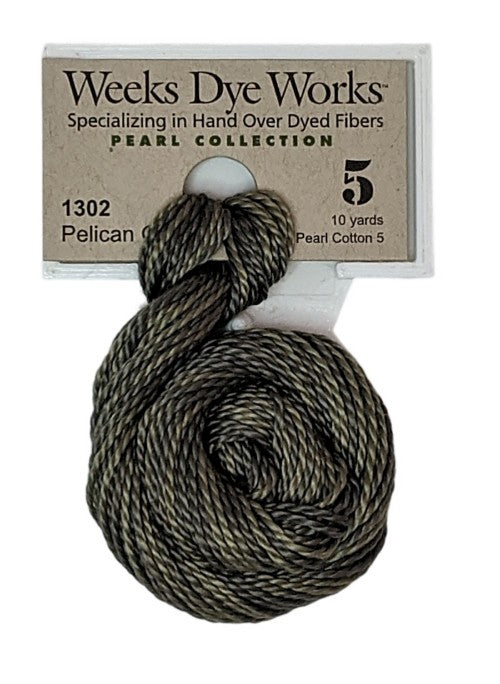 Weeks Dye Works Pearl Cotton #5 / 1302 Pelican Gray 