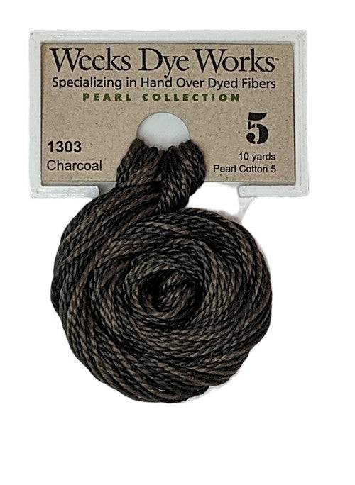 Weeks Dye Works Pearl Cotton #5 / 1303 Charcoal