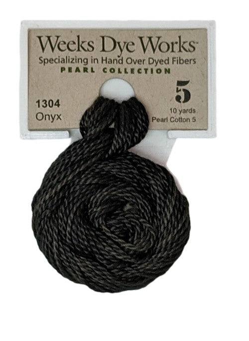 Weeks Dye Works Pearl Cotton #5 / 1304 Onyx