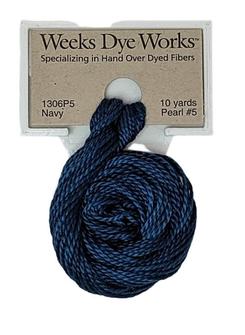 Weeks Dye Works Pearl Cotton #5 / 1306 Navy