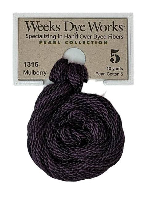 Weeks Dye Works Pearl Cotton #5 / 1316 Mulberry