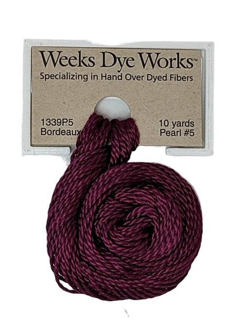 Weeks Dye Works Pearl Cotton #5 / 1339 Bordeaux