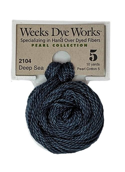 Weeks Dye Works Pearl Cotton #5 / 2104 Deep Sea