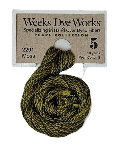 Weeks Dye Works Pearl Cotton #5 / 2201 Moss