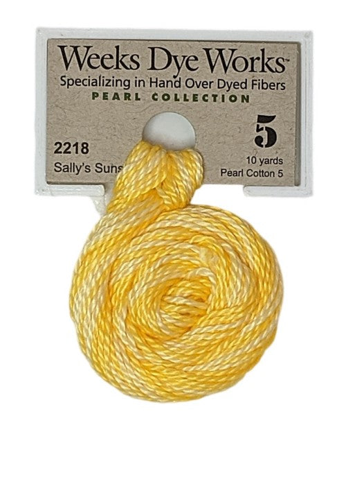 Weeks Dye Works Pearl Cotton #5 / 2218 Sallys Sunshine