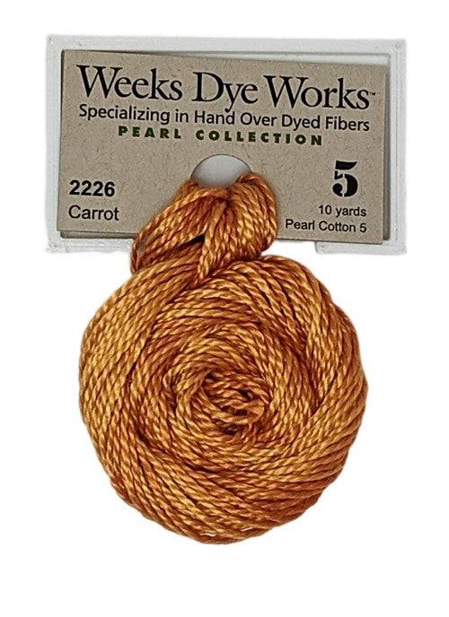 Weeks Dye Works Pearl Cotton #5 / 2226 Carrot