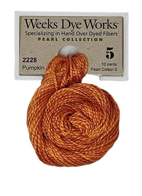 Weeks Dye Works Pearl Cotton #5 / 2228 Pumpkin