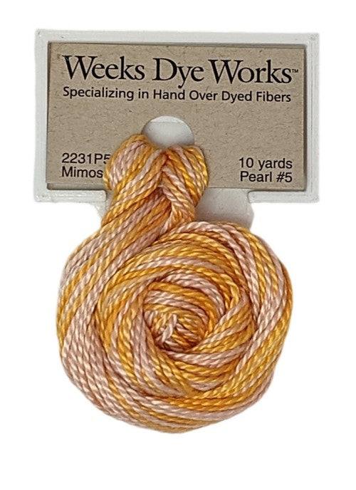 Weeks Dye Works Pearl Cotton #5 / 2231 Mimosa