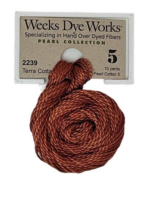 Weeks Dye Works Pearl Cotton #5 / 2239 Terra Cotta