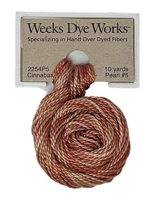 Weeks Dye Works Pearl Cotton #5 / 2254 Cinnabar