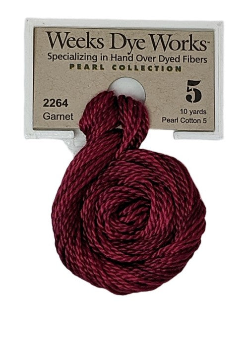 Weeks Dye Works Pearl Cotton #5 / 2264 Garnet