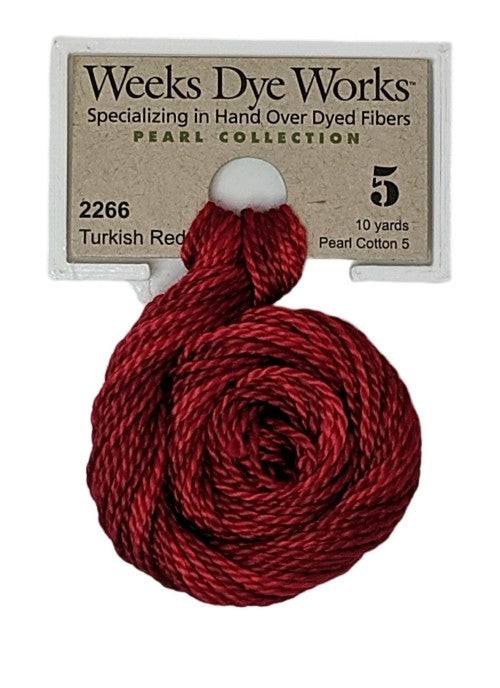 Weeks Dye Works Pearl Cotton #5 / 2266 Turkish Red