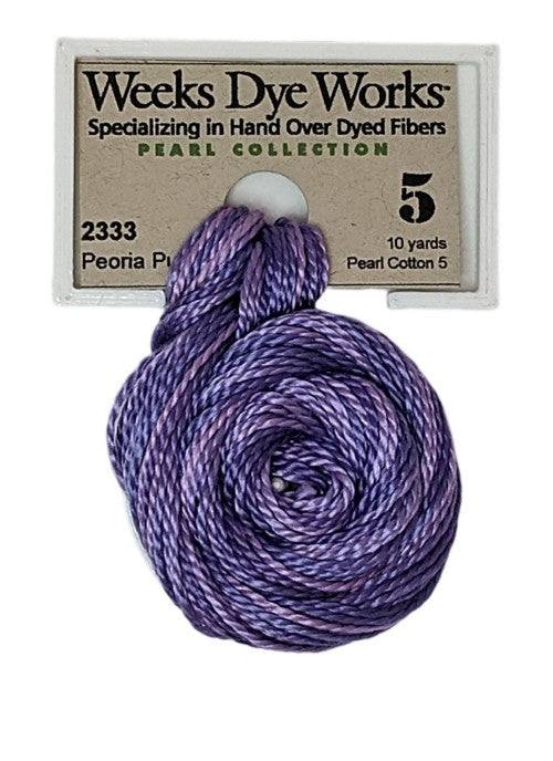 Weeks Dye Works Pearl Cotton #5 / 2333 Peoria Purple