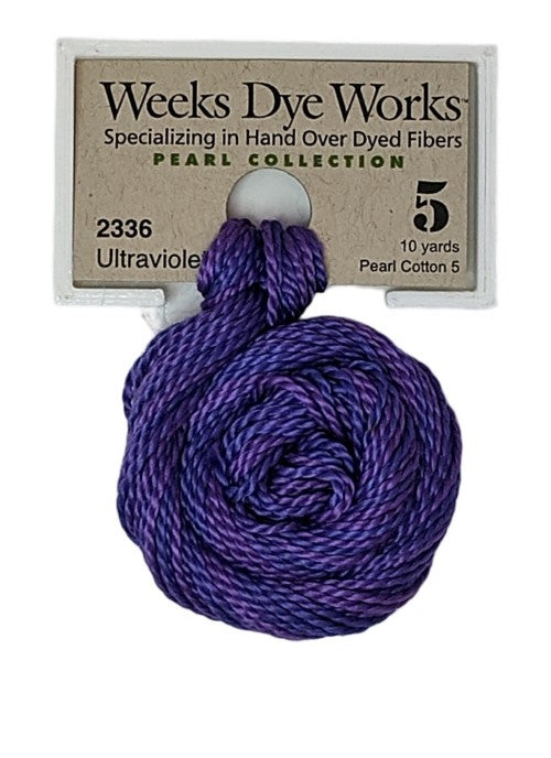 Weeks Dye Works Pearl Cotton #5 / 2336 Ultraviolet