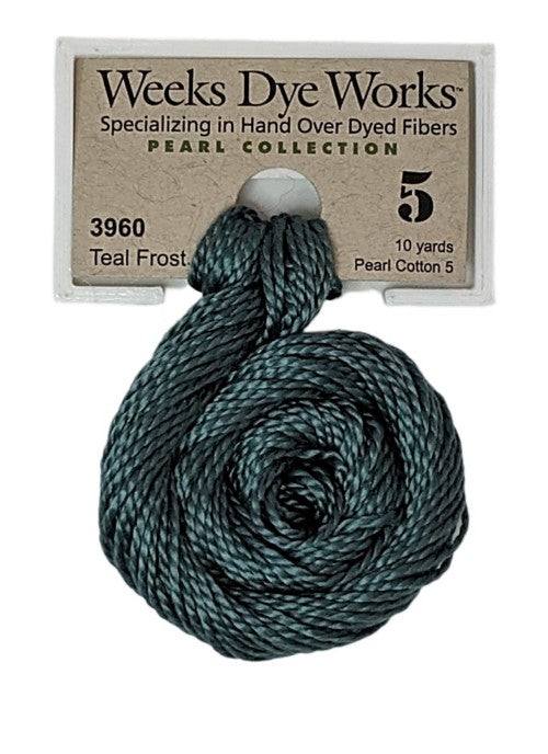 Weeks Dye Works Pearl Cotton #5 / 3960 Teal Frost