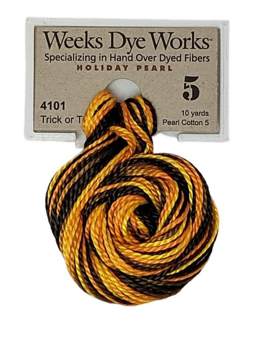 Weeks Dye Works Pearl Cotton #5 / 4101 Trick or Treat