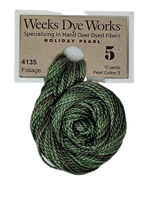 Weeks Dye Works Pearl Cotton #5 / 4135 Foliage