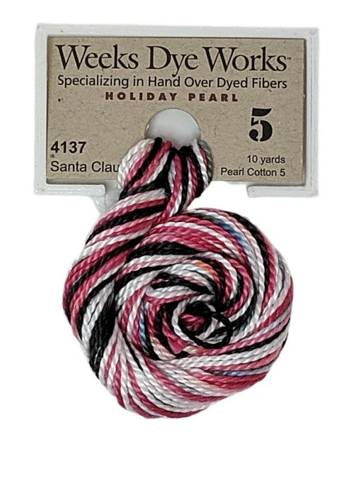 Weeks Dye Works Pearl Cotton #5 / 4137 Santa Claus