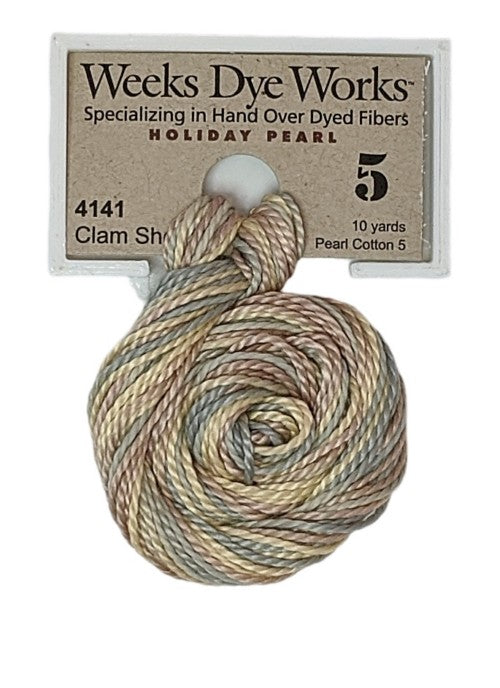 Weeks Dye Works Pearl Cotton #5 / 4141 Clam Shell