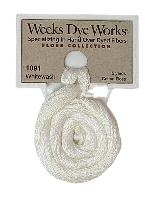 Weeks Dye Works 6 Strand Floss / 1091 Whitewash