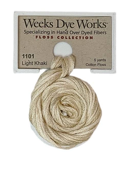 Weeks Dye Works 6 Strand Floss / 1101 Light Khaki