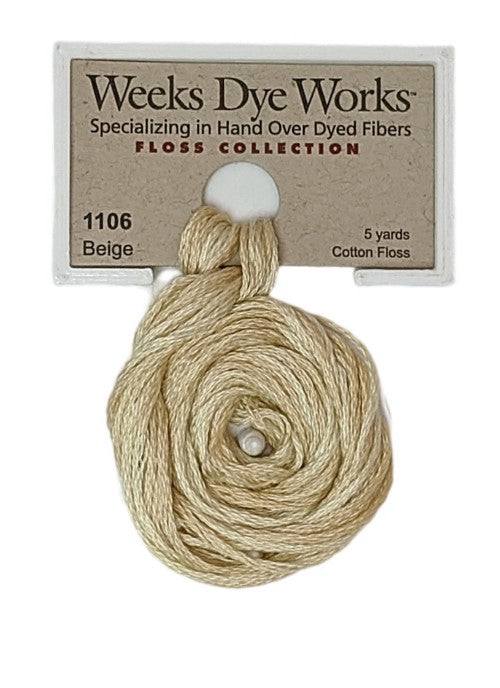 Weeks Dye Works 6 Strand Floss / 1106 Beige