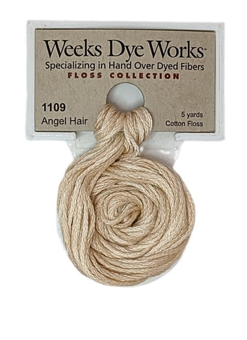 Weeks Dye Works 6 Strand Floss / 1109 Angel Hair