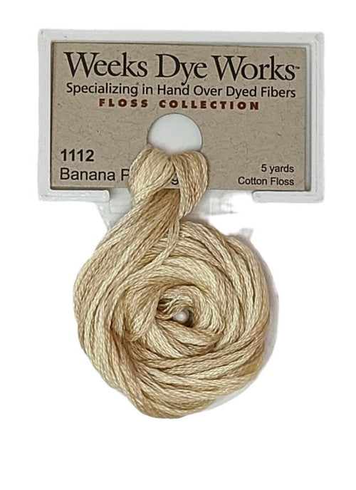 Weeks Dye Works 6 Strand Floss / 1112 Banana Pudding