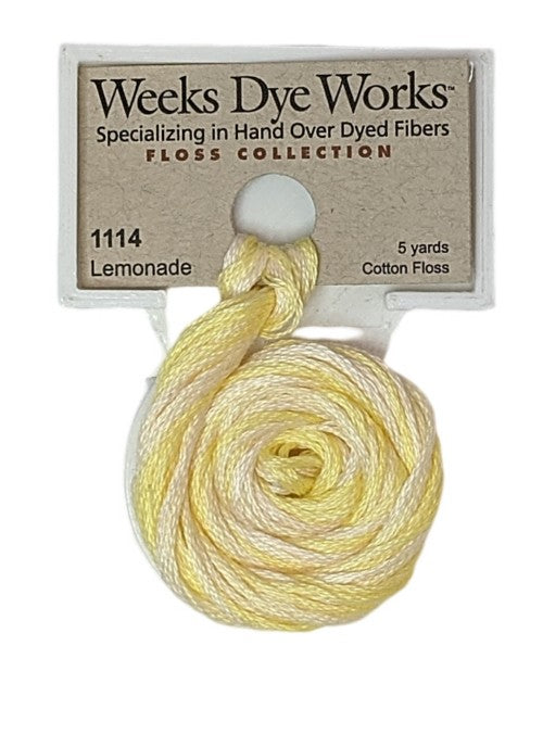 Weeks Dye Works 6 Strand Floss / 1114 Lemonade