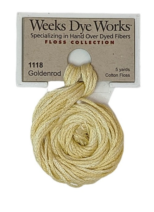 Weeks Dye Works 6 Strand Floss / 1118 Goldenrod