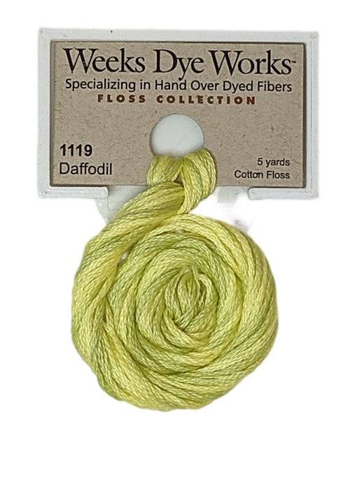 Weeks Dye Works 6 Strand Floss / 1119 Daffodil