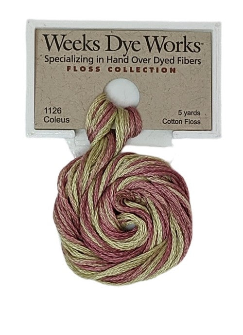 Weeks Dye Works 6 Strand Floss / 1126 Coleus