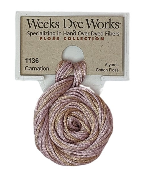 Weeks Dye Works 6 Strand Floss / 1136 Carnation