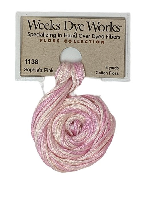 Weeks Dye Works 6 Strand Floss / 1138 Sophias Pink