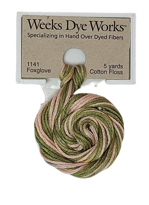 Weeks Dye Works 6 Strand Floss / 1141 Foxglove