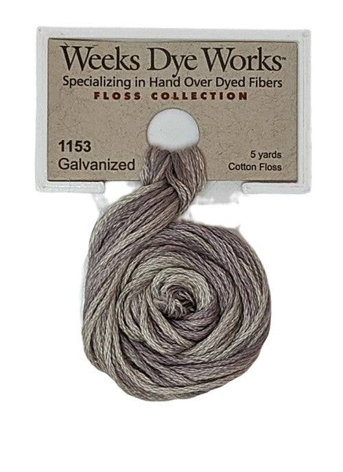 Weeks Dye Works 6 Strand Floss / 1153 Galvanized