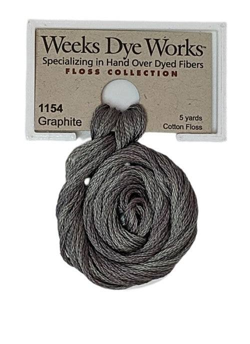 Weeks Dye Works 6 Strand Floss / 1154 Graphite