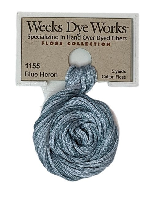 Weeks Dye Works 6 Strand Floss / 1155 Blue Heron